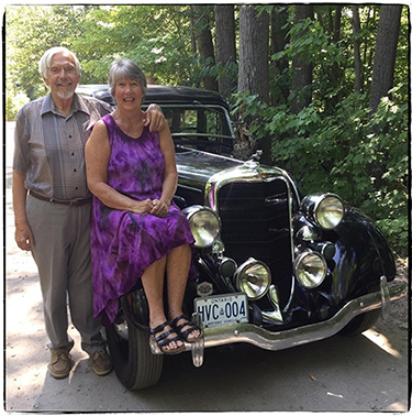 Ross and Linda with their 1934 Dodge in 2011